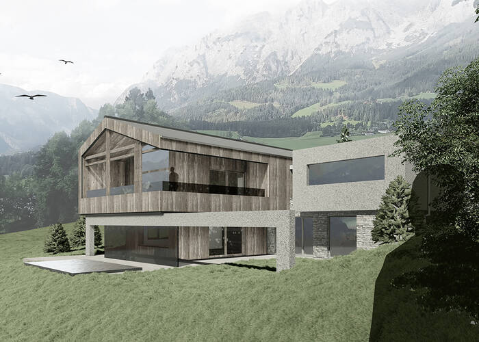 Neubau <br/> EFH <br/> Pongau
